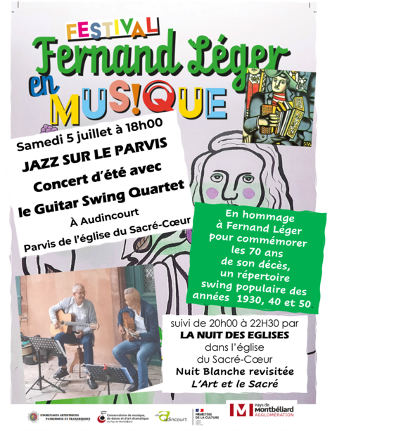 Jazz sur le Parvis avec Guitar Swing Quartet